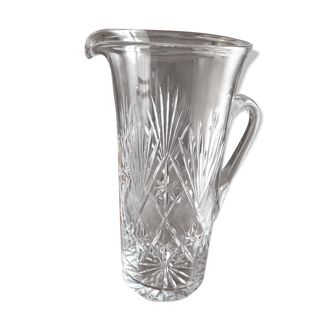 St Louis-style crystal water pitcher