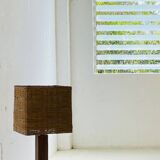Lampe de table moderniste en bambou