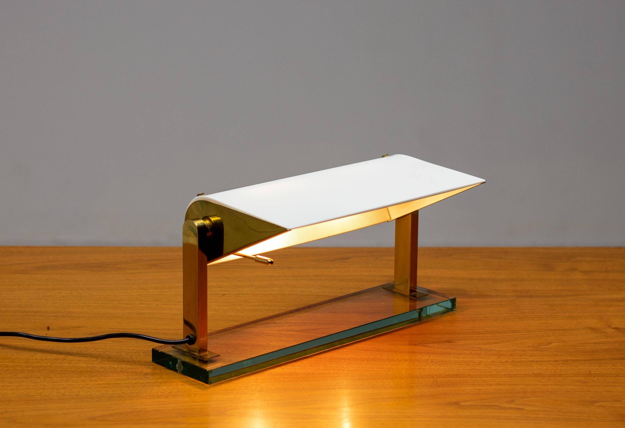 Desk lamp 0836 by Pietro Chiesa for Fontana Arte