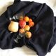 Nappe de campagne en lin noir
