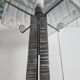 French Art Deco geometric table lamp