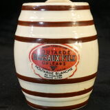 Advertising mustard maker dessaux fil in digoin sarreguemines faiences