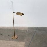 Vintage Hollywood Regency floor lamp in German brass by Florian Schulz.