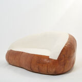 Rare set of sofas croissant 1970