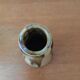 Small ceramic vase with gradients of chestnuts and ochres. Signed.