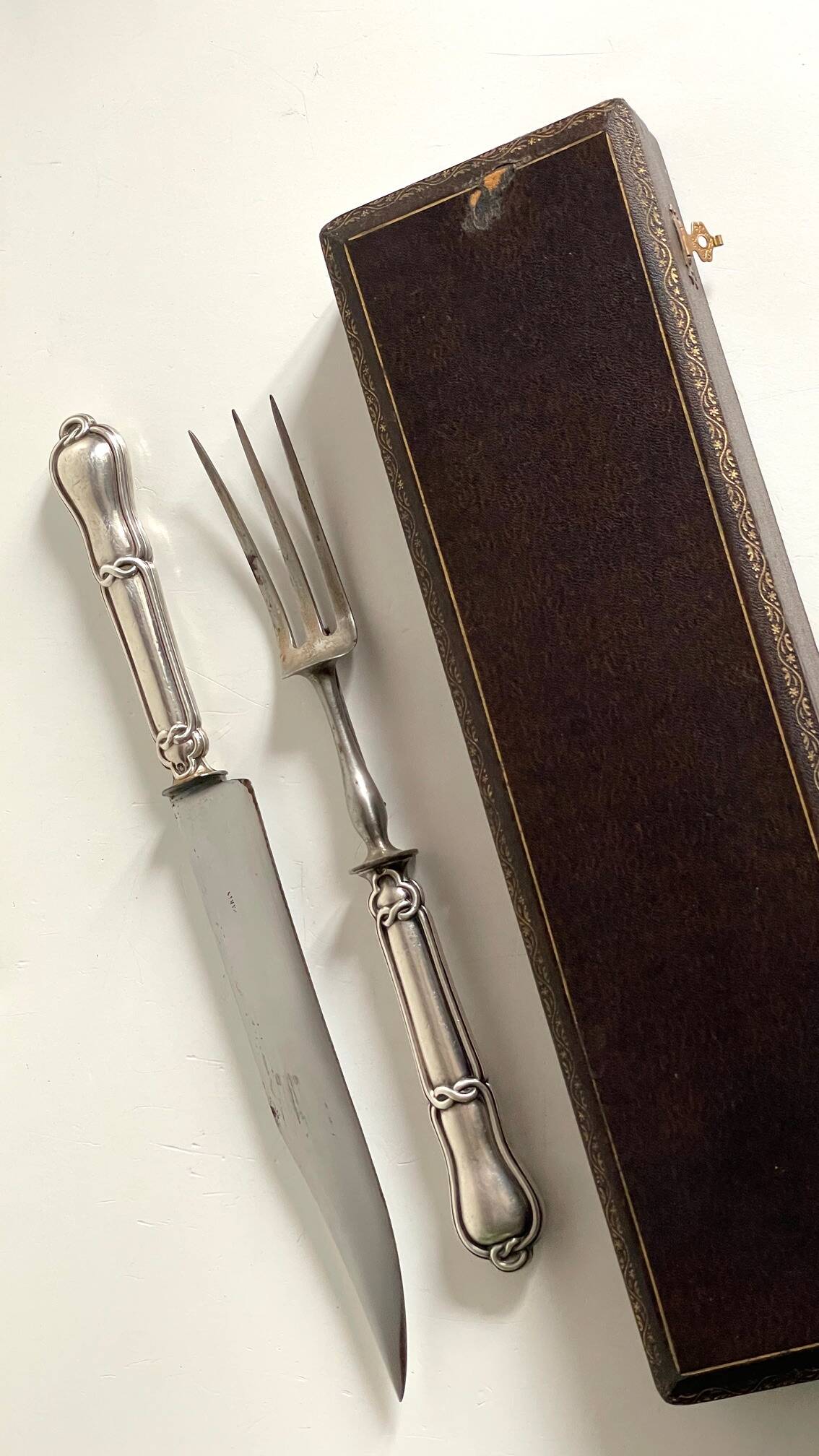 Silver and Silver-Plated Meat Cutlery PARIS