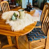 Dining table (extendable) set Kilde Møbel, 1980s, Danish