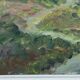 Small painting signed Rougier landscape provence hst oil canvas