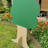 Double table of school form standing tree of 1980