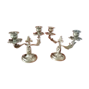 Chandeliers bougeoirs