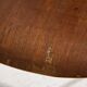 Teak chair with writing tablet