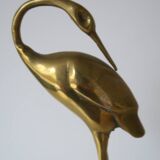 The decorative brass bird