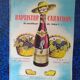 a paper advertisement, Baptistin Caracous wine from a period magazine