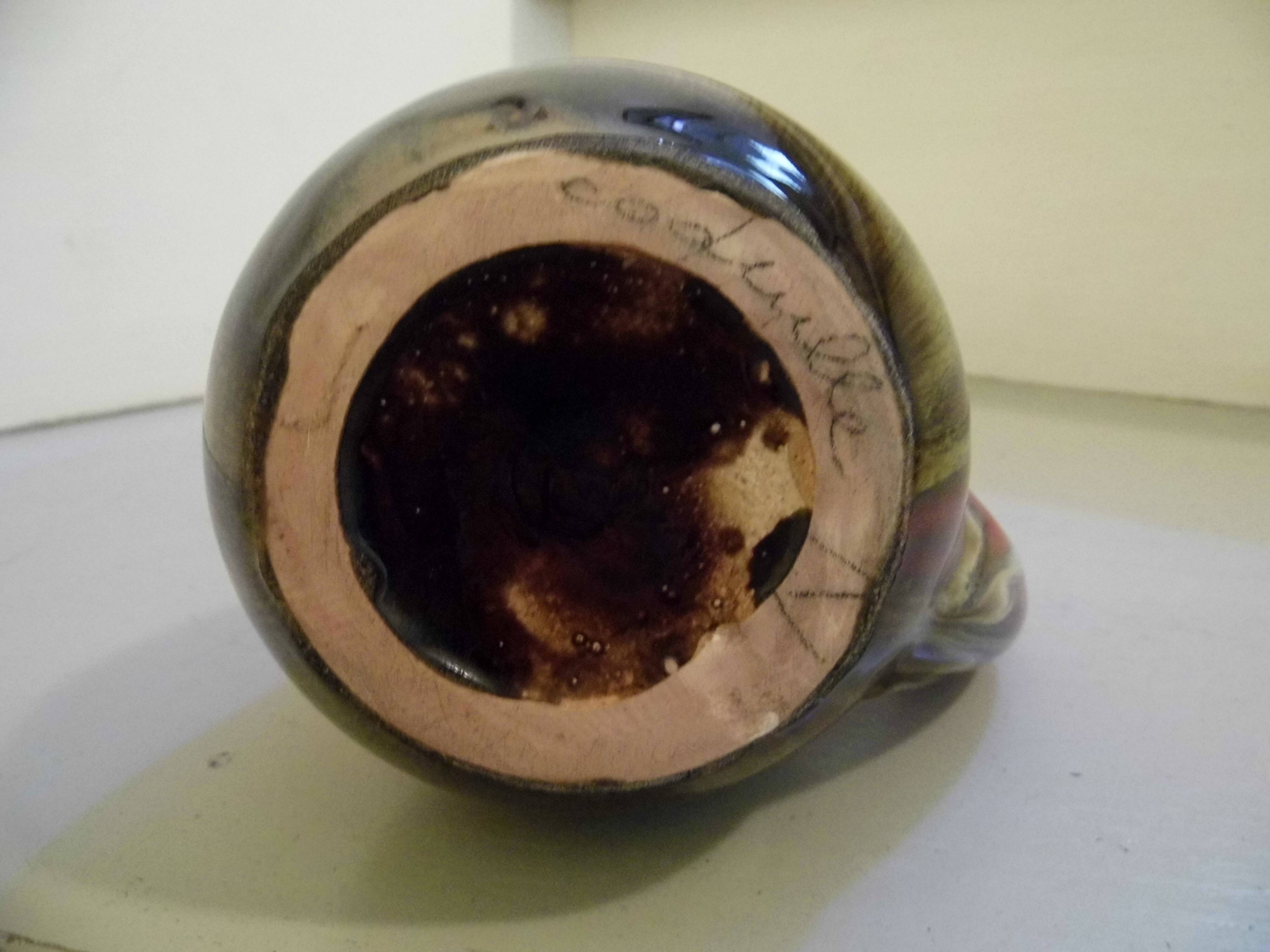 Milk pot small ceramic pitcher from Vallauris 60s Vintage