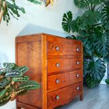 Commode année 50 Art Déco, chêne