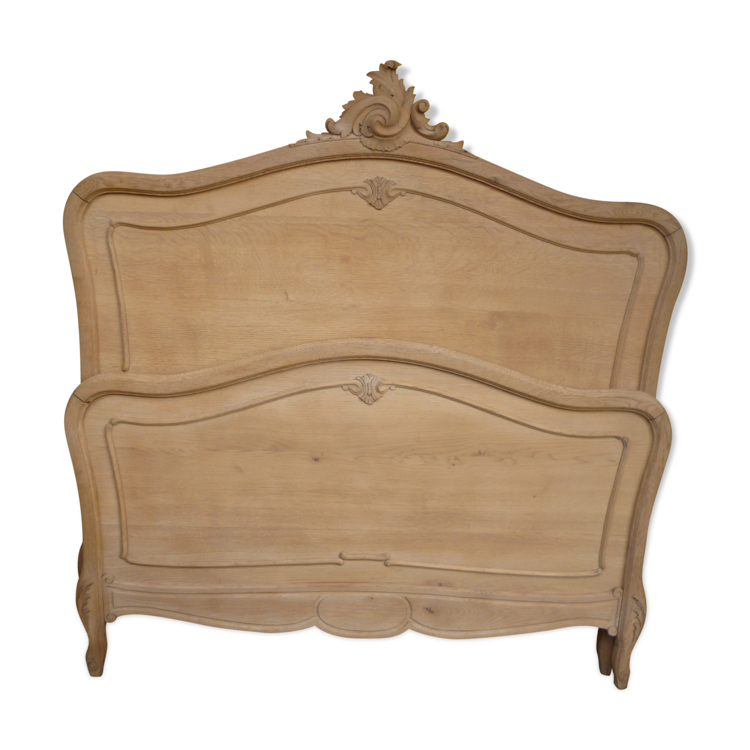 Louis xv oak bed