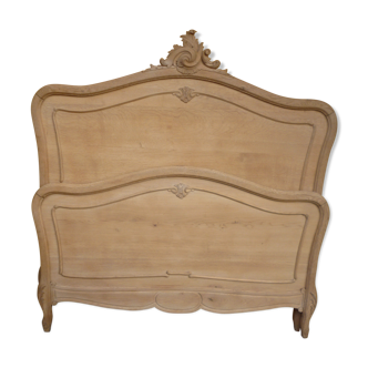 Louis xv oak bed