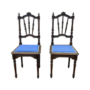Paire de chaises bretonne