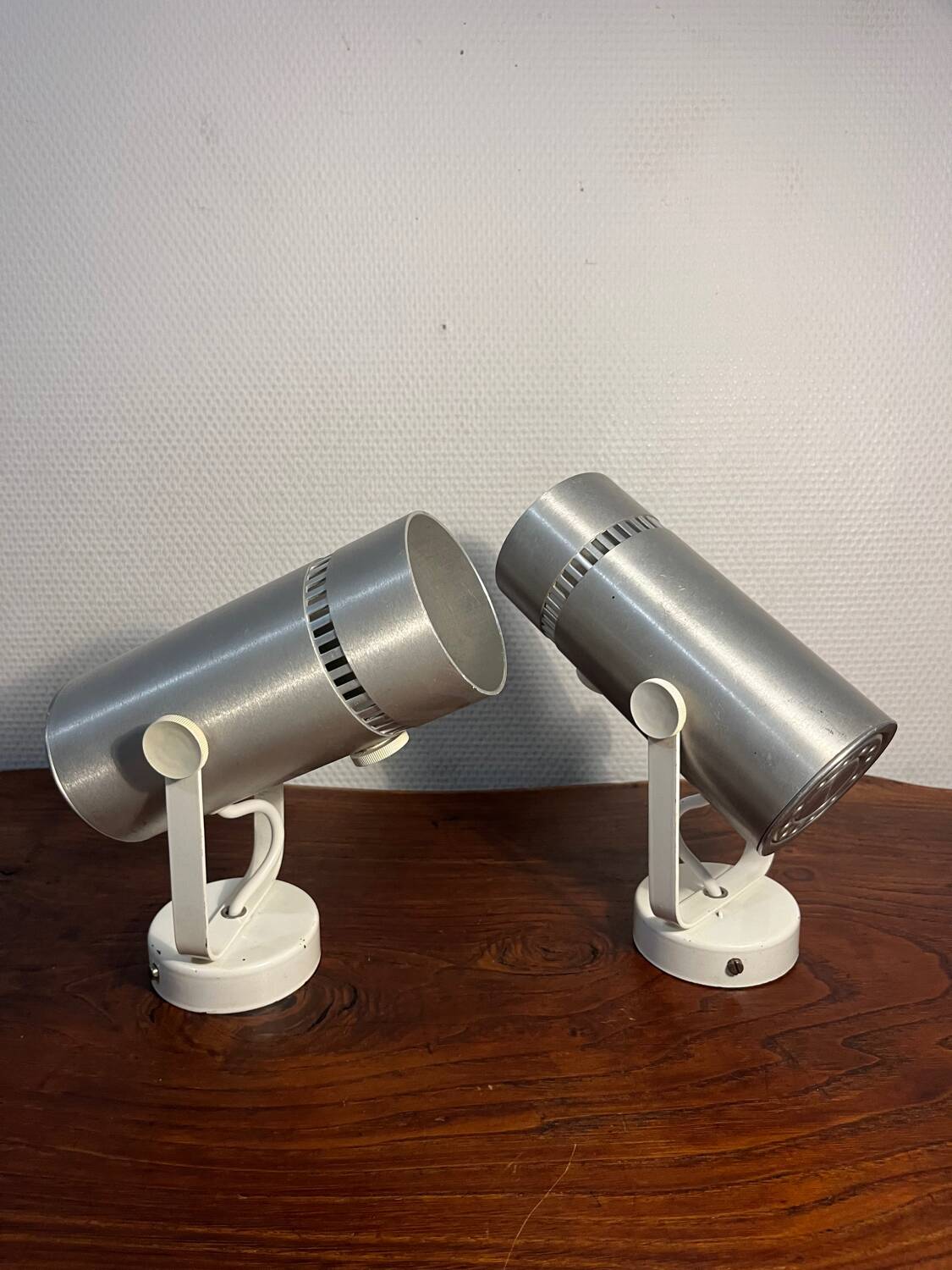 Duo spot wall light metal 80s