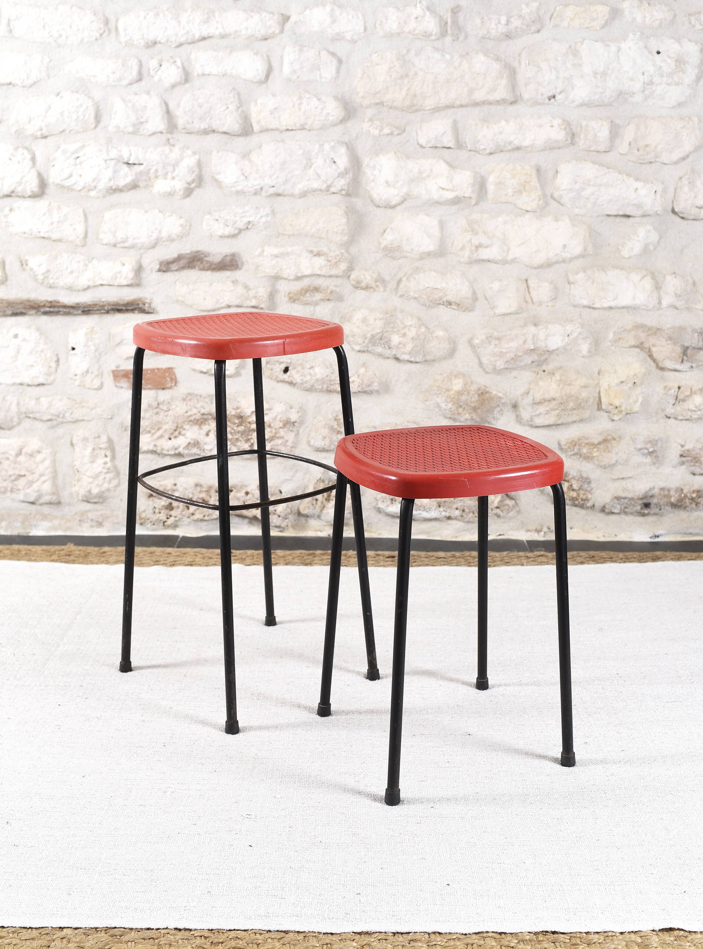 Paire de tabourets vintage grosfillex