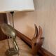 Wooden goat trophy