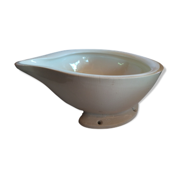 Cabin sink original liner, cracked faience