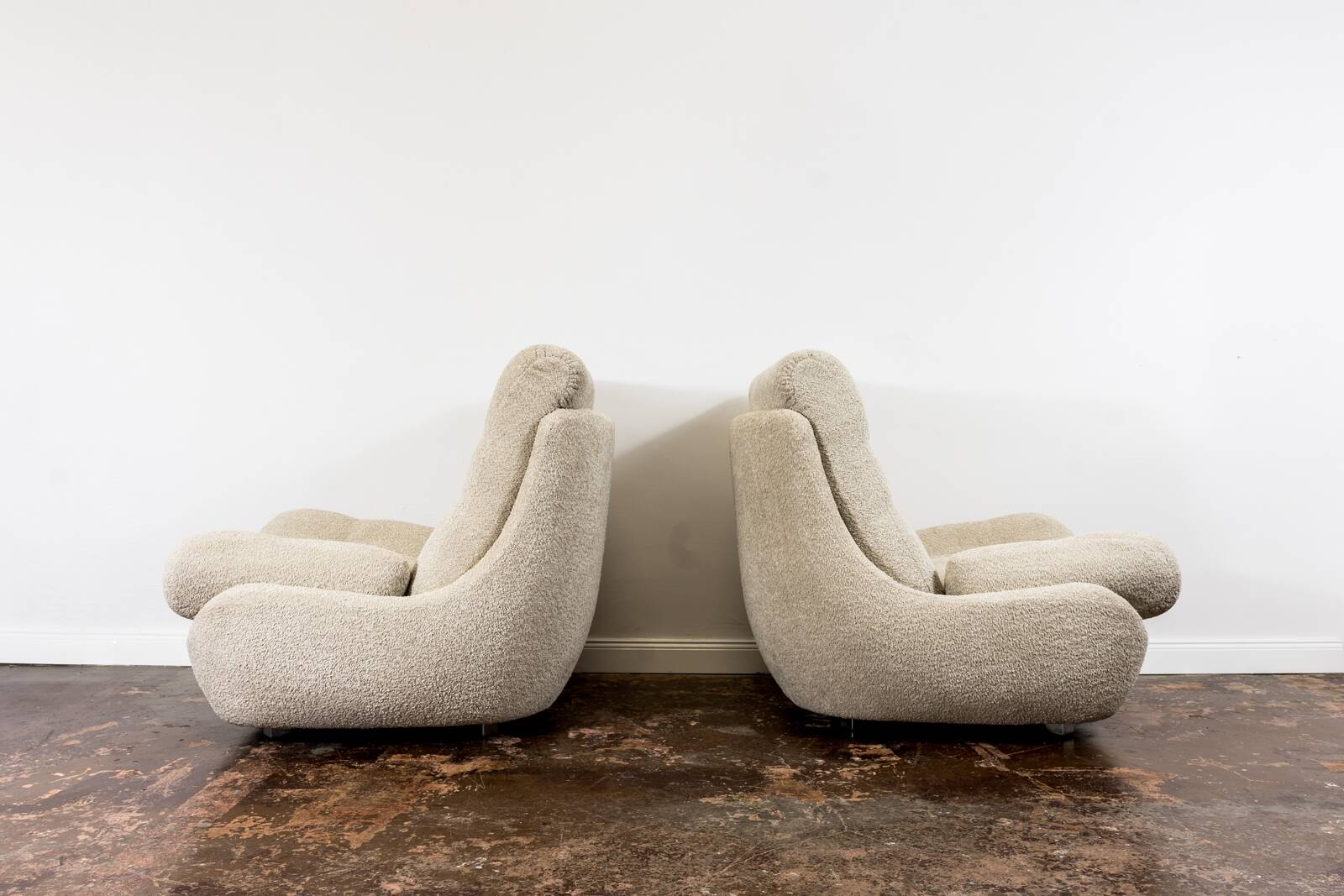 Space Age, Atlantis lounge chairs, Former Czechoslovakia, 1970s, Set of 2