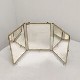 Folding mirror triptych. France 1920s 68x30cm