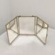 Folding mirror triptych. France 1920s 68x30cm