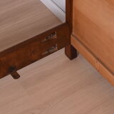 Wooden bed, early 20th century.