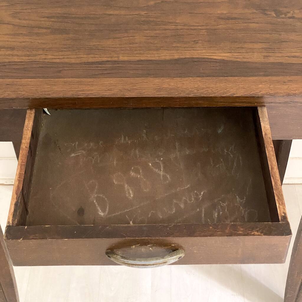 Small desk or vintage side table from the 1950s.