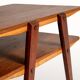 Swedish teak and mahogany side table, 1950s