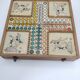 Goose game 60s/70s, little horses, lady