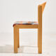 Chaise empilable en hêtre
