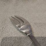 Silver-plated metal stew fork by Christofle silversmiths, Atlas model