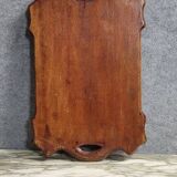 Asie Vers 1900 : plateau aux dragons en bois exotique