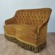 Velvet toad sofa