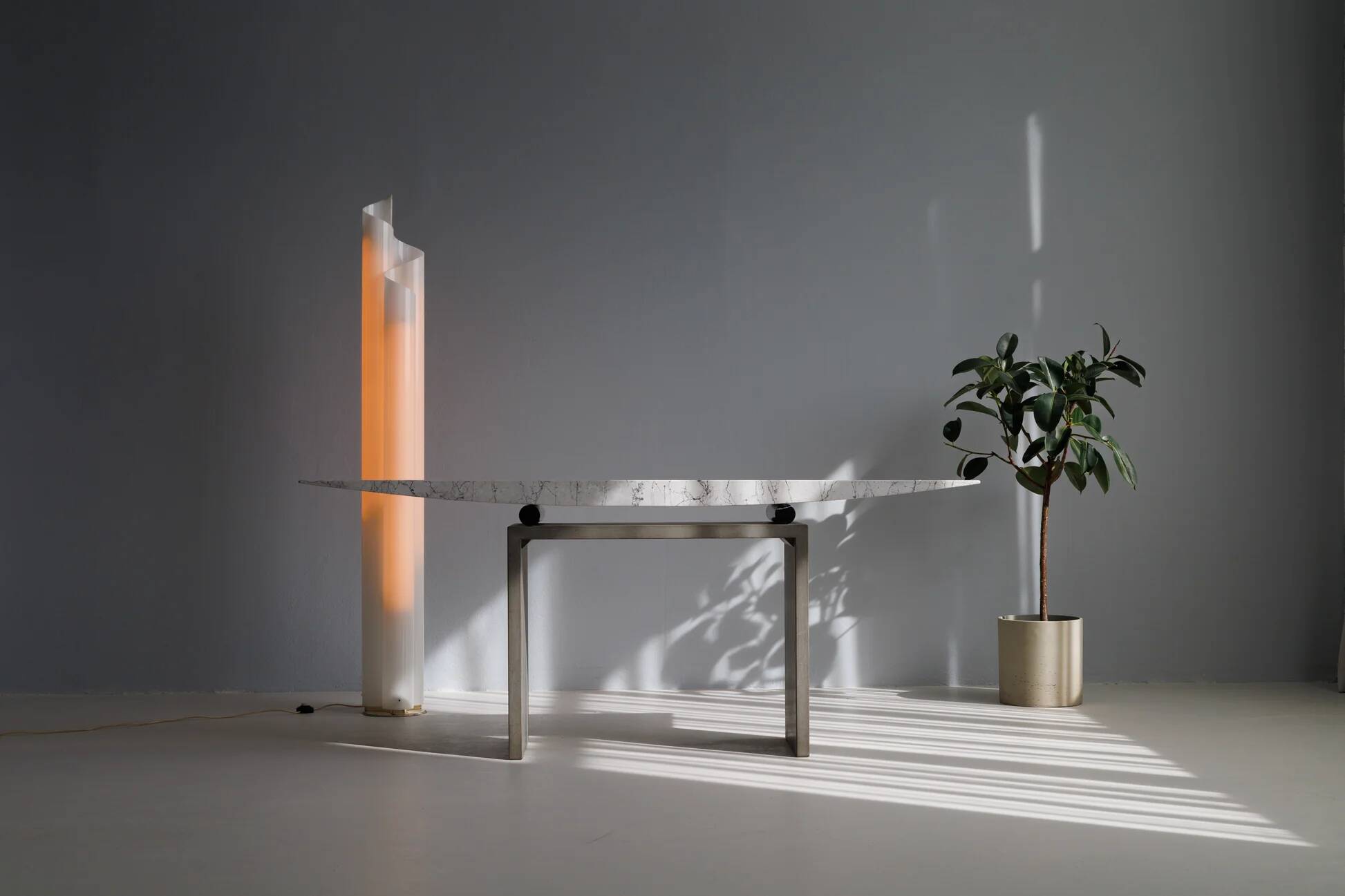 Console sculpturale par Danilo Silvestrin