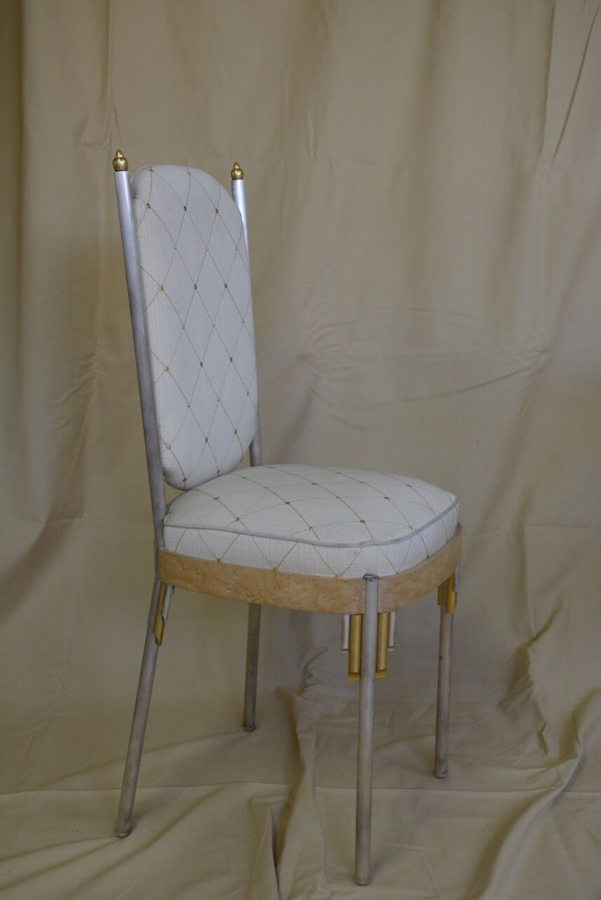 Table and 2 chairs Art Deco