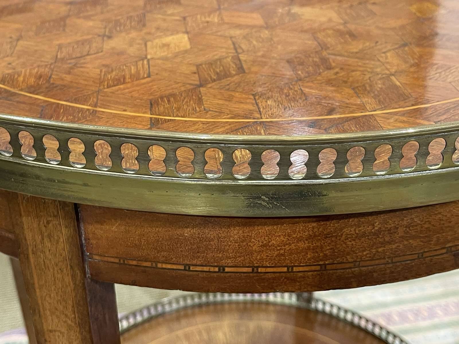 Louis XVI style mahogany side table