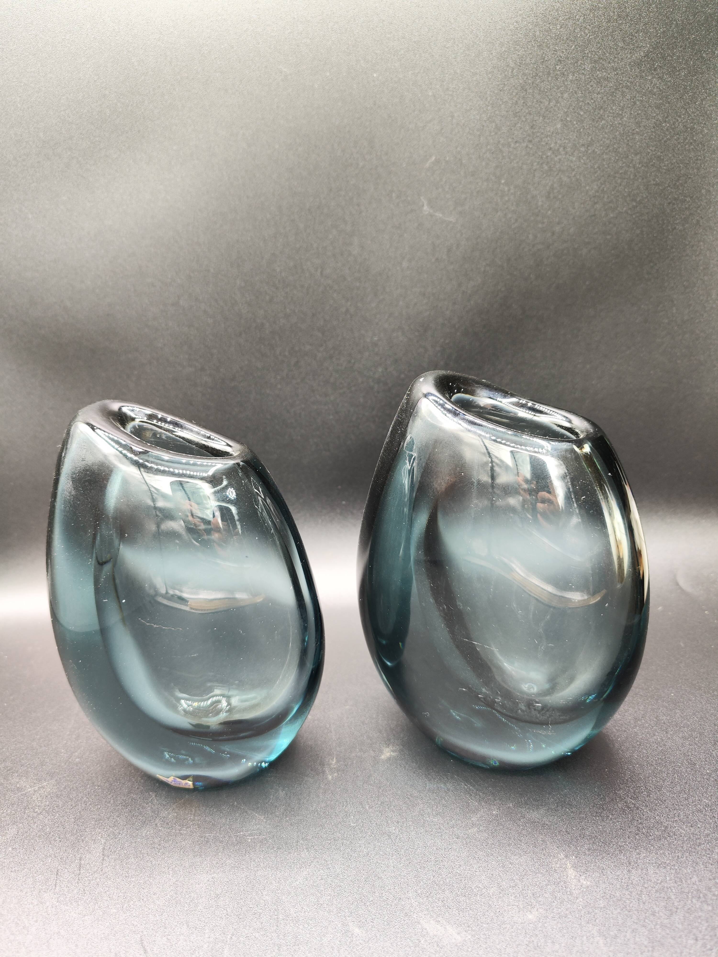 Pair of vases kosta lh1606 vicke lindstrand circa50/60