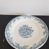Earthenware plate terra iron model clairefontaine