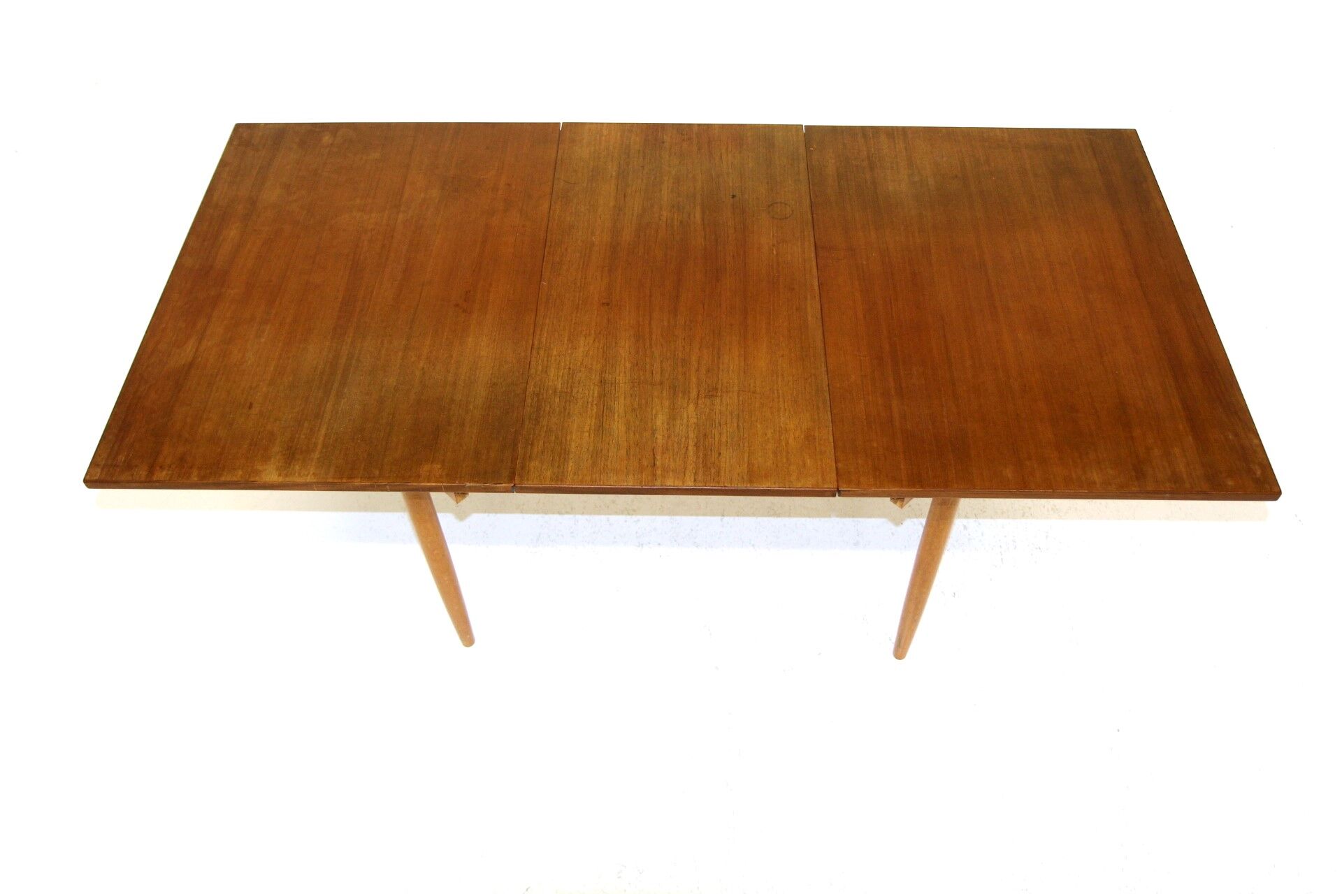 Teak dining table with swings, Sweden, 1960