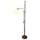 CeBe Floor Lamp in Solid Bronze, Swedish Grace / Art Deco 1930s