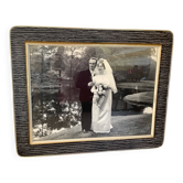 Photographie de mariés, années 60