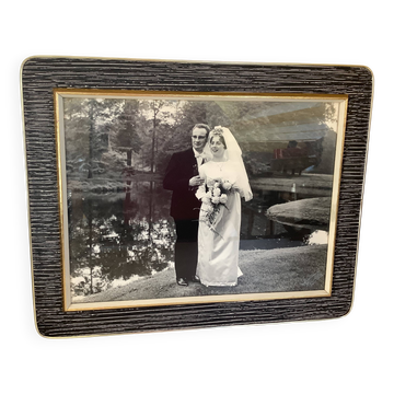 Photographie de mariés, années 60