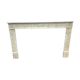 Louis XVI fireplace in 19th century white Carrara marble