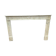 Louis XVI fireplace in 19th century white Carrara marble