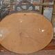 Oval mirror with a node
