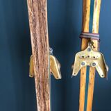 Pair of old skis